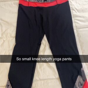 Black and Red Yoga Pants